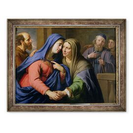 Tablou inramat - Philippe de Champaigne - Vizita - - Roveli