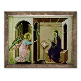 Tablou inramat - Duccio di Buoninsegna - ingerul anunta moartea Domnului nostru catre Maria - - Roveli