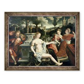 Tablou inramat - Jan Massys - Susanna si Batranii - - Roveli
