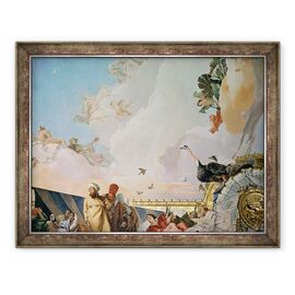 Tablou inramat - Giovanni Battista Tiepolo - Gloria Spaniei III, din tavanul camerei tronului - - Roveli