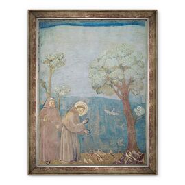Tablou inramat - Giotto di Bondone - Sfantul Francisc Predica Pasarilor - - Roveli