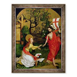 Tablou inramat - Martin Schongauer - Altarul dominicanilor, Noli Me Tangere - - Roveli