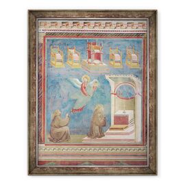 Tablou inramat - Giotto di Bondone - Viziunea Tronurilor - - Roveli