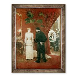 Tablou inramat - Jean Beraud - Conversatia privata - - Roveli