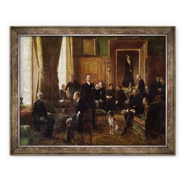 Tablou inramat - Jean Beraud - Salonul contesei Potocka - - Roveli