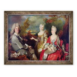 Tablou inramat - Nicolas de Largilliere - Portret de Familie - - Roveli