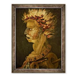 Tablou inramat - Giuseppe Arcimboldo - Foc - - Roveli