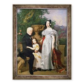 Tablou inramat - Ferdinand Georg Waldmuller - Familia Kerzman - - Roveli