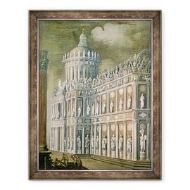 Tablou inramat - Francois de Nome - Arhitectura Fantasy ilustrand vindecarea paralizat - - Roveli