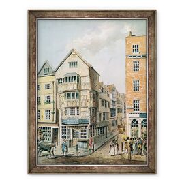 Tablou inramat - William Alexander - Coltul strazii Fleet si Chancery Lane - - Roveli
