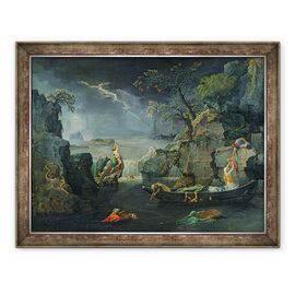 Tablou inramat - Nicolas Poussin - Iarna, sau Potopul - - Roveli