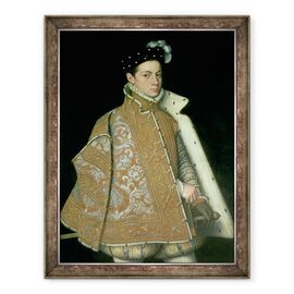 Tablou inramat - Sofonisba Anguissola - Alessandro Farnese 1546-92, mai tarziu guvernator al tarilor de Jos 1578-86, fiul lui Margareta de Parma 1522-86 si al lui Ottavio Farnese - - Roveli