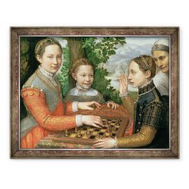 Tablou inramat - Sofonisba Anguissola - Joc de sah - - Roveli