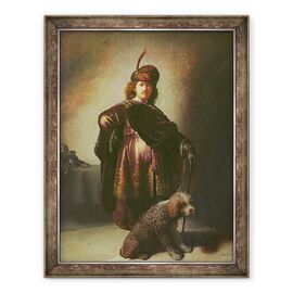 Tablou inramat - Rembrandt Harmensz van Rijn - Autoportret in Costum Oriental - - Roveli