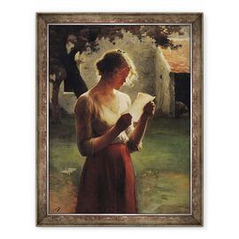 Tablou inramat - Henri Lerolle - Scrisoarea - - Roveli