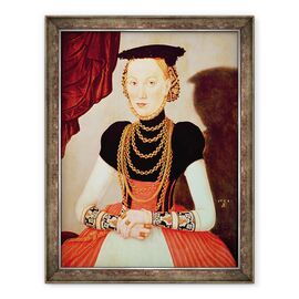 Tablou inramat - Lucas Cranach the Younger - Portretul unei femei - - Roveli