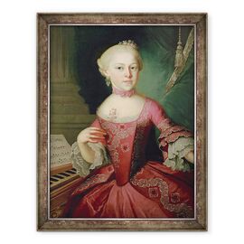 Tablou inramat - Peter Anton Lorenzoni - Maria-Anna Mozart - - Roveli