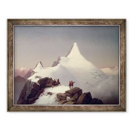 Tablou inramat - Marcus Pernhart - Vedere spre muntele Grossglockner - - Roveli