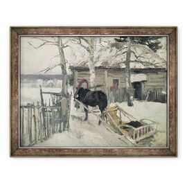 Tablou inramat - Konstantin Alekseevich Korovin - Iarna - - Roveli