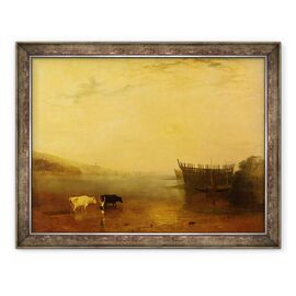 Tablou inramat - Joseph Mallord William Turner - Portul Teignmouth - - Roveli