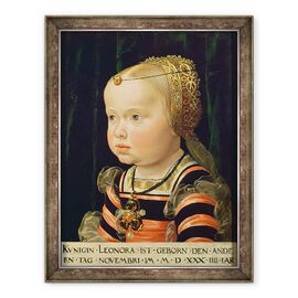 Tablou inramat - Jakob Seisenegger - Arhiducesa Eleanor de Mantua 1534-94 - - Roveli
