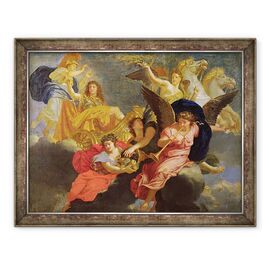 Tablou inramat - Charles Le Brun - Apoteoza regelui Ludovic al XIV-lea al Frantei - - Roveli