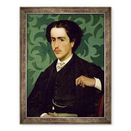 Tablou inramat - Giovanni Fattori - Portretul unui Tanar - - Roveli