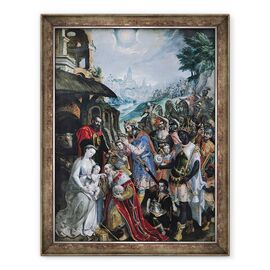 Tablou inramat - Maarten de Vos - Adorarea Magilor - - Roveli