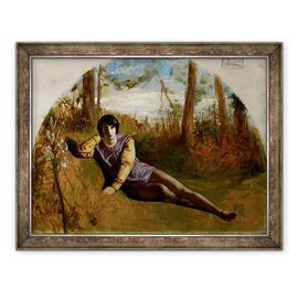 Tablou inramat - Arthur Hughes - Tanarul poet - - Roveli