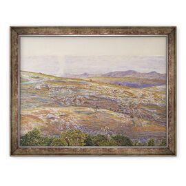 Tablou inramat - William Holman Hunt - Marea Moarta din Siloam - - Roveli