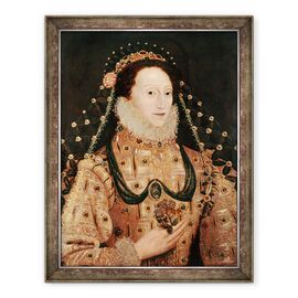 Tablou inramat - scoala engleza - Portretul Elisabetei I 1533-1603 c.1575-80 - - Roveli