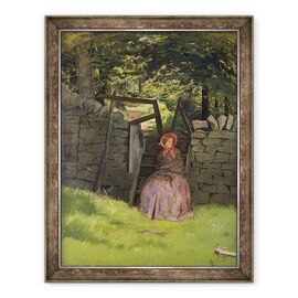 Tablou inramat - John Everett Millais - in asteptare - - Roveli
