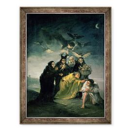 Tablou inramat - Francisco Jose de Goya y Lucientes - Sabatul vrajitoarelor - - Roveli