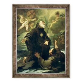 Tablou inramat - Luca Giordano - Sfantul Francisc din Paola - - Roveli