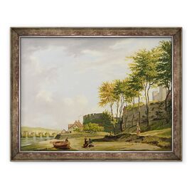 Tablou inramat - Francis Wheatley - Medway la Rochester - - Roveli