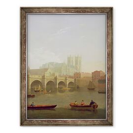 Tablou inramat - Joseph Farington - Westminster Abbey si Podul Westminster Vazut din Sud - - Roveli