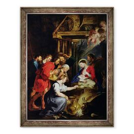 Tablou inramat - Peter Paul Rubens - Adorarea Pastorilor - - Roveli