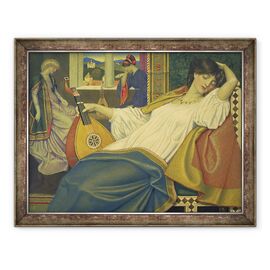 Tablou inramat - Joseph Edward Southall - Frumoasa adormita - - Roveli