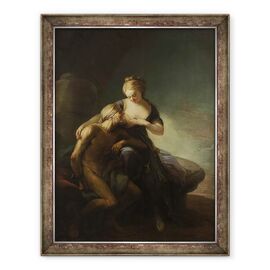 Tablou inramat - Carl Gustaf Pilo - Caritate romana - - Roveli