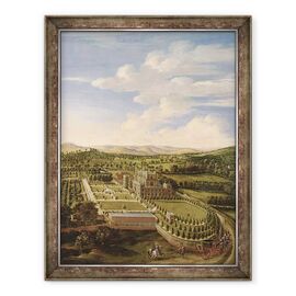 Tablou inramat - Jan Siberechts - Wollaton Hall and Park, Nottingham - - Roveli