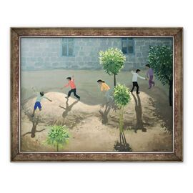 Tablou inramat - Andrew Macara - Teren de joaca, Lesbos - - Roveli