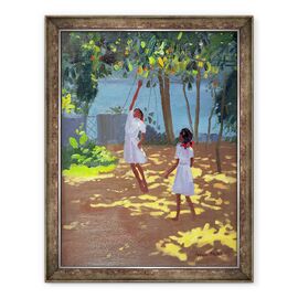 Tablou inramat - Andrew Macara - Atingerea pentru portocale, Bentota, Sri Lanka - - Roveli