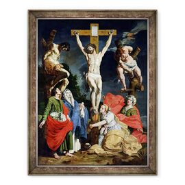 Tablou inramat - Abraham Janssens van Nuyssen - Calvarul - - Roveli