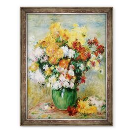 Tablou inramat - Pierre Auguste Renoir - Buchet de Crizanteme - - Roveli