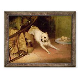 Tablou inramat - Briton Riviere - Caine Chasing un sobolan - - Roveli