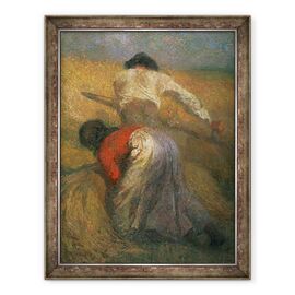 Tablou inramat - Adolphe Joseph Thomas Monticelli - Recoltarea - - Roveli
