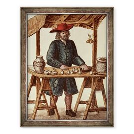 Tablou inramat - Jan van Grevenbroeck - Furnizor de tutun venetian - - Roveli
