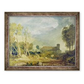 Tablou inramat - Joseph Mallord William Turner - Biserica veche Patterdale - - Roveli