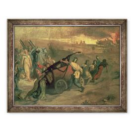 Tablou inramat - Pierre Puvis de Chavannes - Pompierii satului - - Roveli