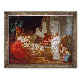Tablou inramat - Jacques Louis David - Antiochus si Stratonice - - Roveli